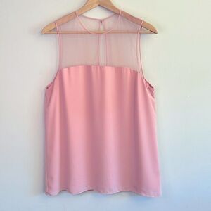 Aritzia Pink Sleeveless Blouse